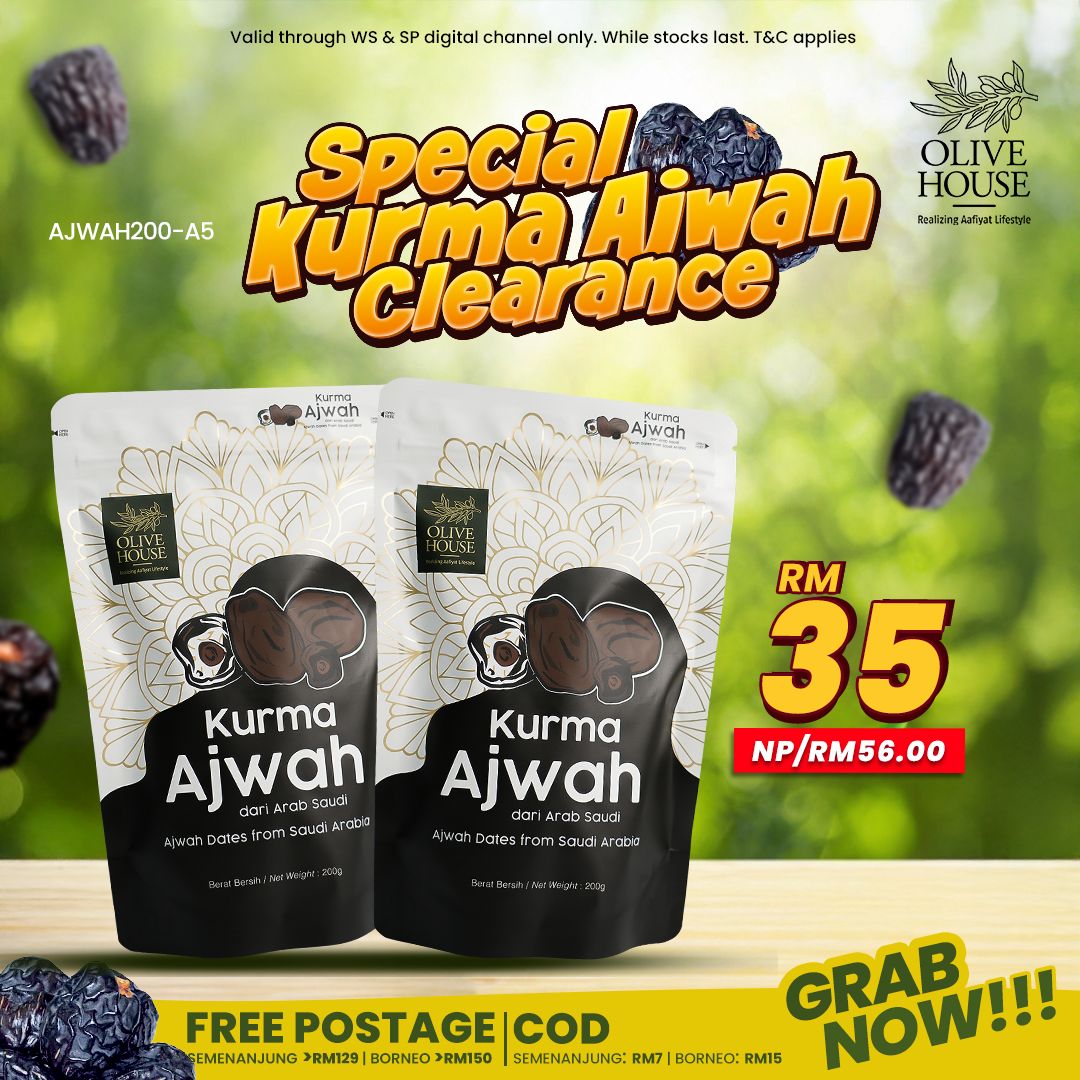 2X Kurma Ajwah (200g)