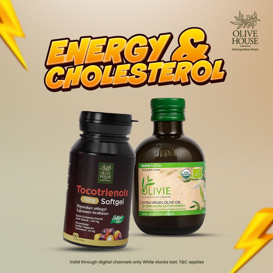 1x Olivie Plus 30X (250ml) + Tocotrienols  (70mg)